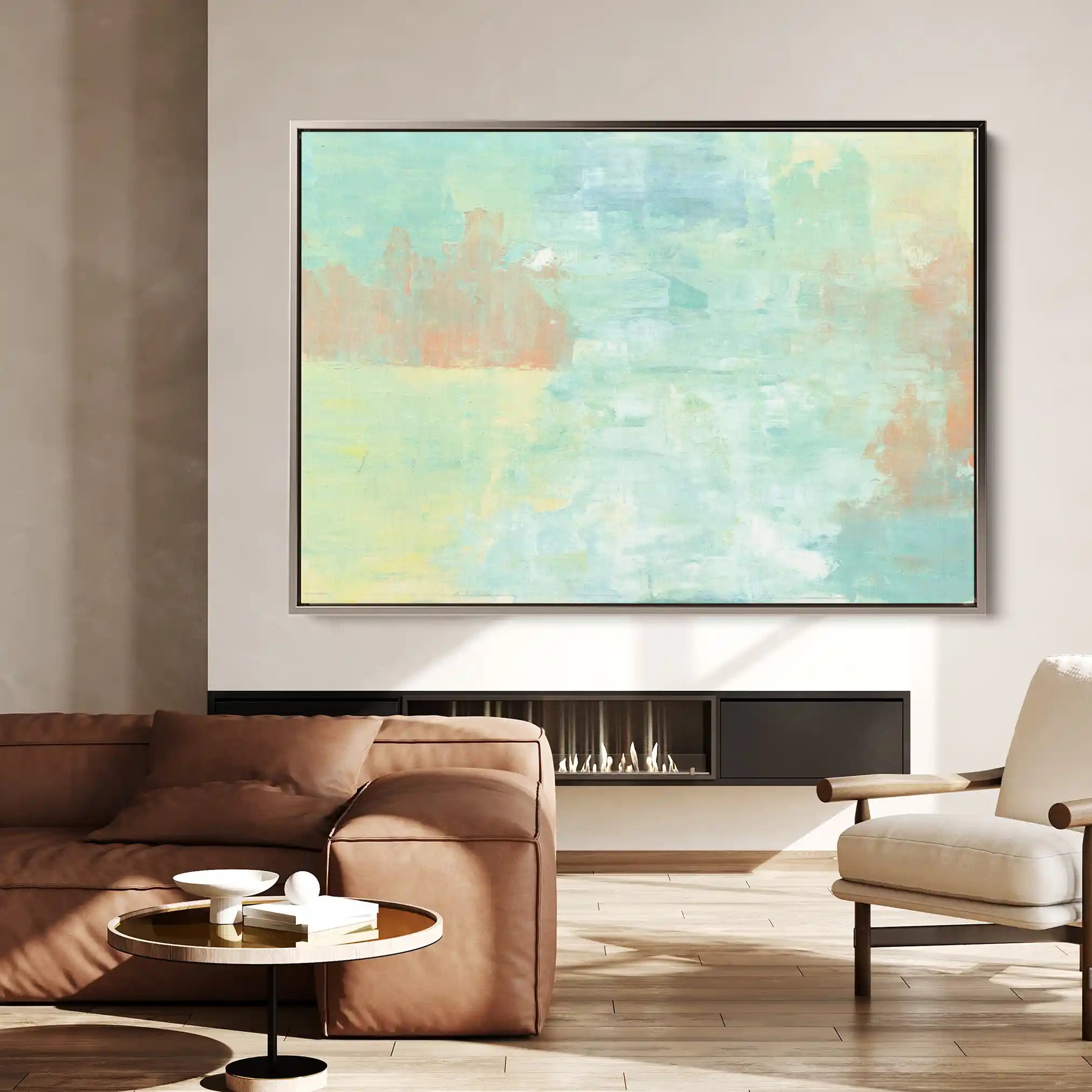Abstract 248 Canvas Art 60 x 40 cm / Stretched on hidden frame