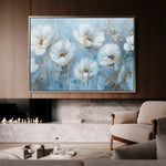 Floral Canvas Wall Art WAD248-F 90 x 60 cm / Stretched on hidden frame