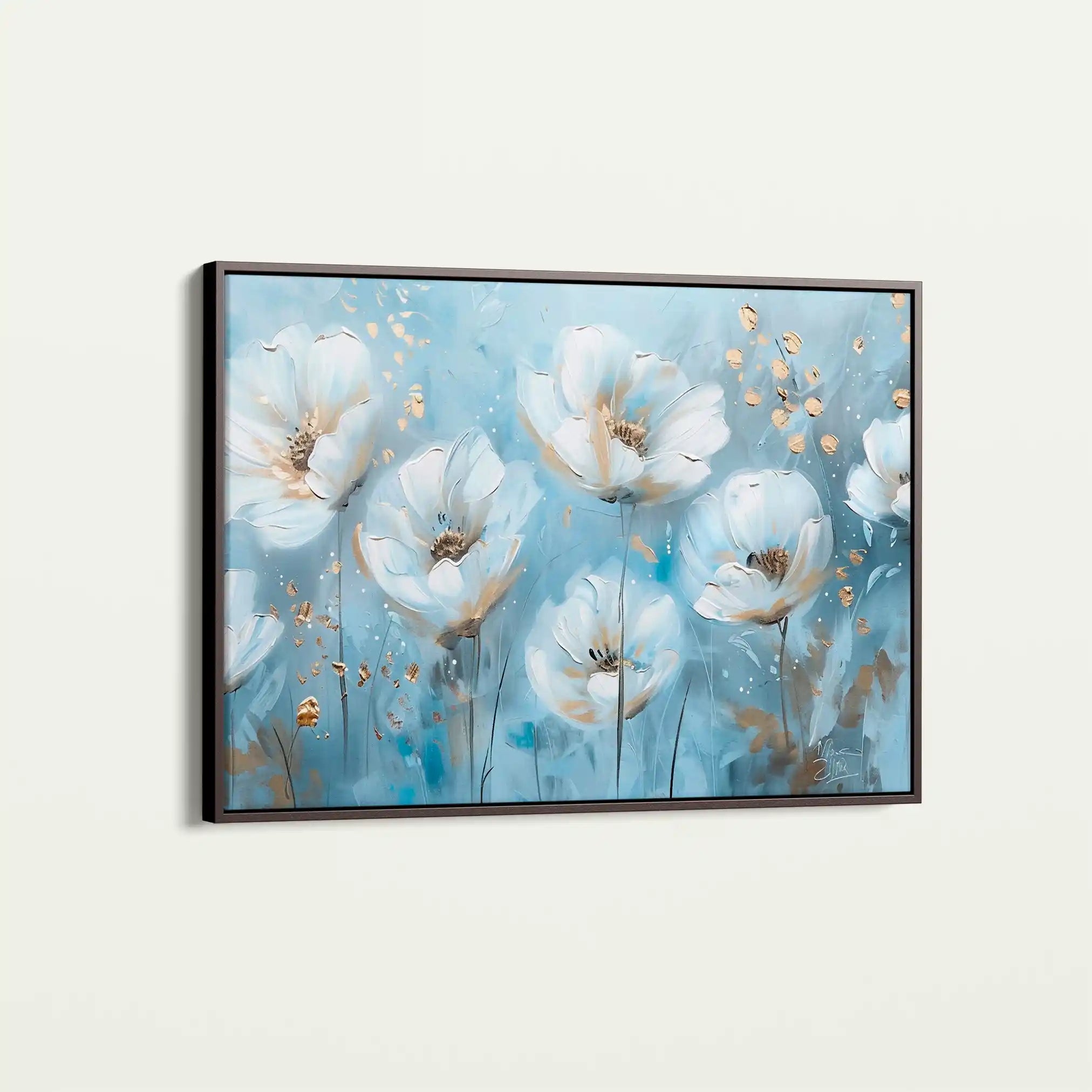 Floral Canvas Wall Art WAD248-F 90 x 60 cm / Stretched on hidden frame
