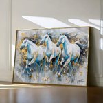 Horses 248 Canvas Art 90 x 60 cm / Stretched on hidden frame