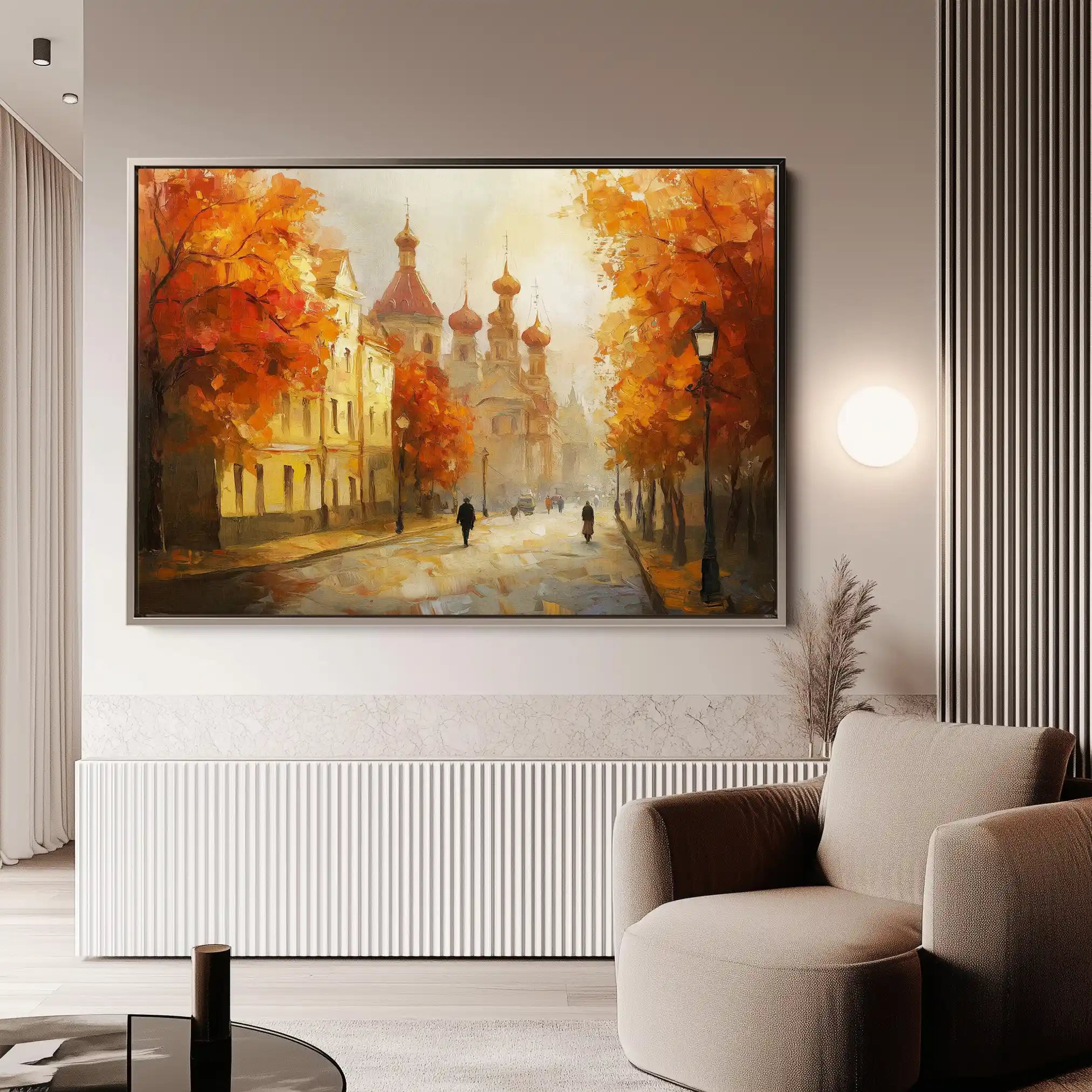Landscape 248 Canvas Art 90 x 60 cm / Stretched on hidden frame