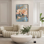 Floral Canvas Wall Art WAD249-F 90 x 60 cm / Stretched on hidden frame