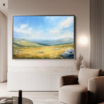 Landscape 249 Canvas Art 90 x 60 cm / Stretched on hidden frame