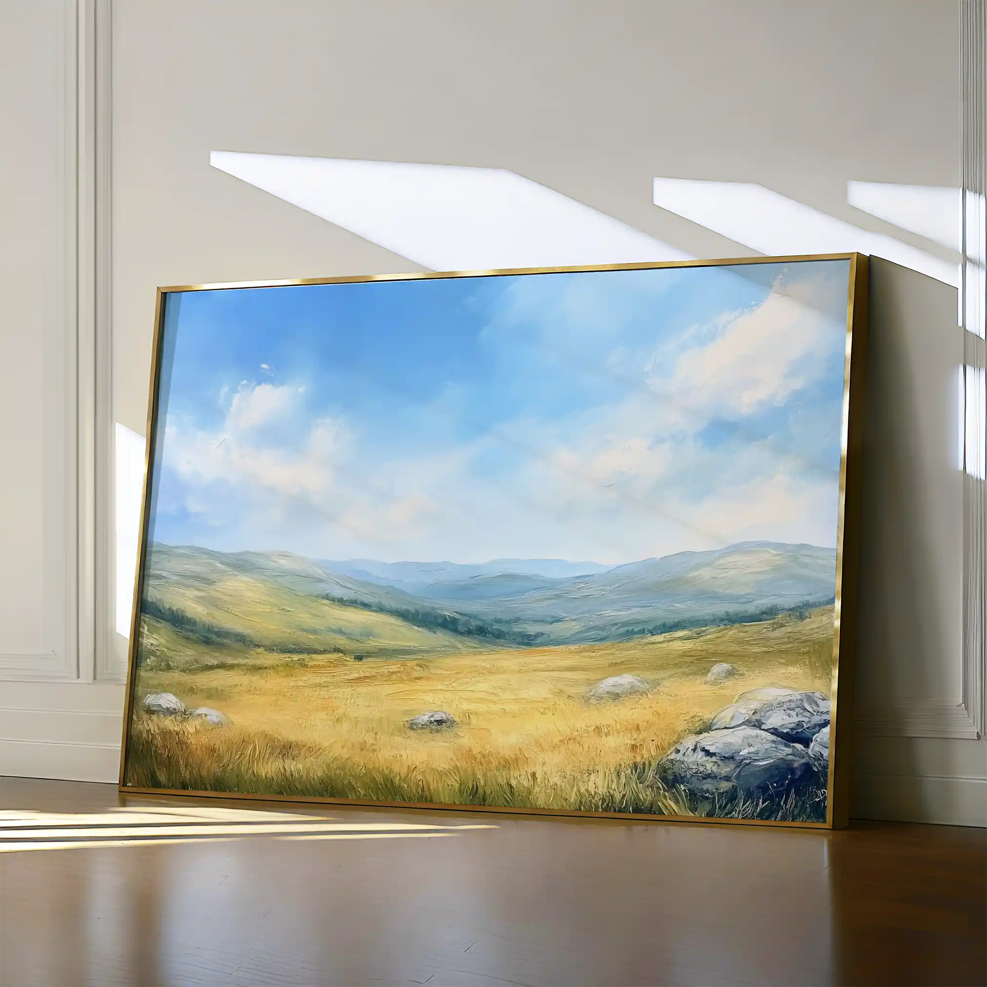 Landscape 249 Canvas Art 90 x 60 cm / Stretched on hidden frame
