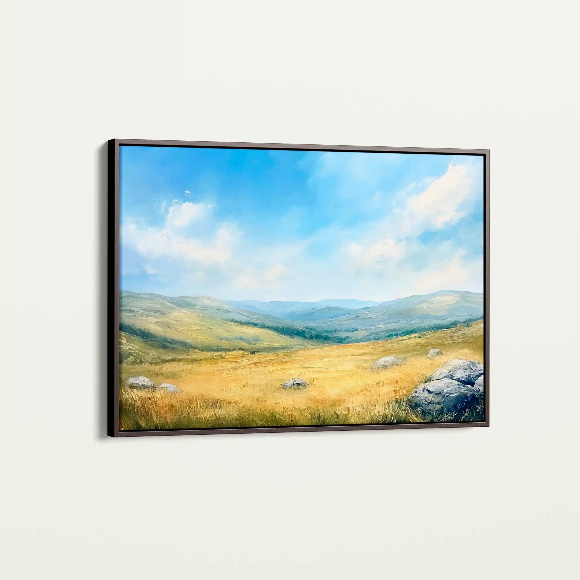 Landscape 249 Canvas Art 90 x 60 cm / Stretched on hidden frame