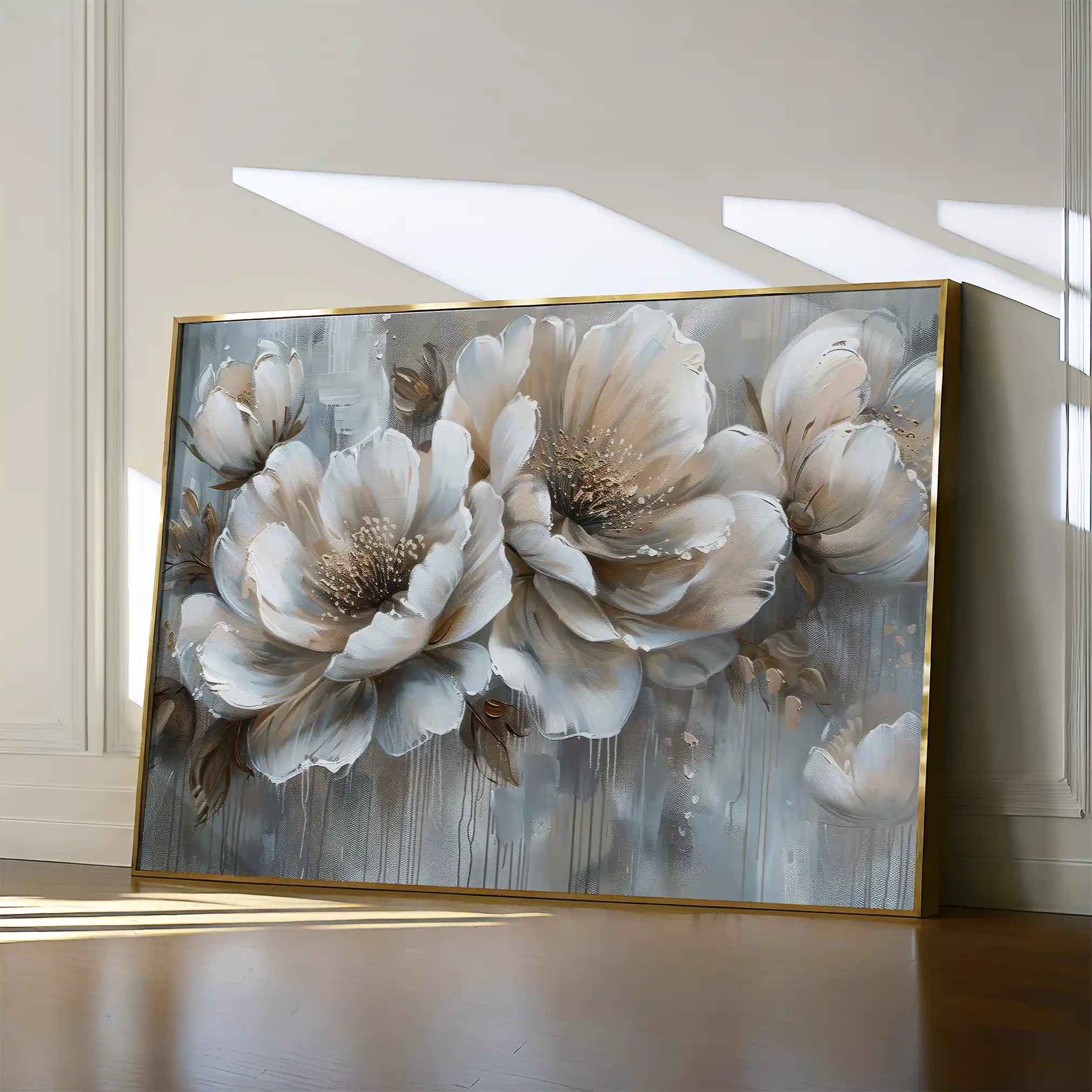 Floral Canvas Wall Art WAD250-F 90 x 60 cm / Stretched on hidden frame