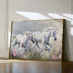 Horses 250 Canvas Art 90 x 60 cm / Stretched on hidden frame