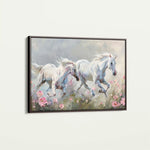 Horses 250 Canvas Art 90 x 60 cm / Stretched on hidden frame