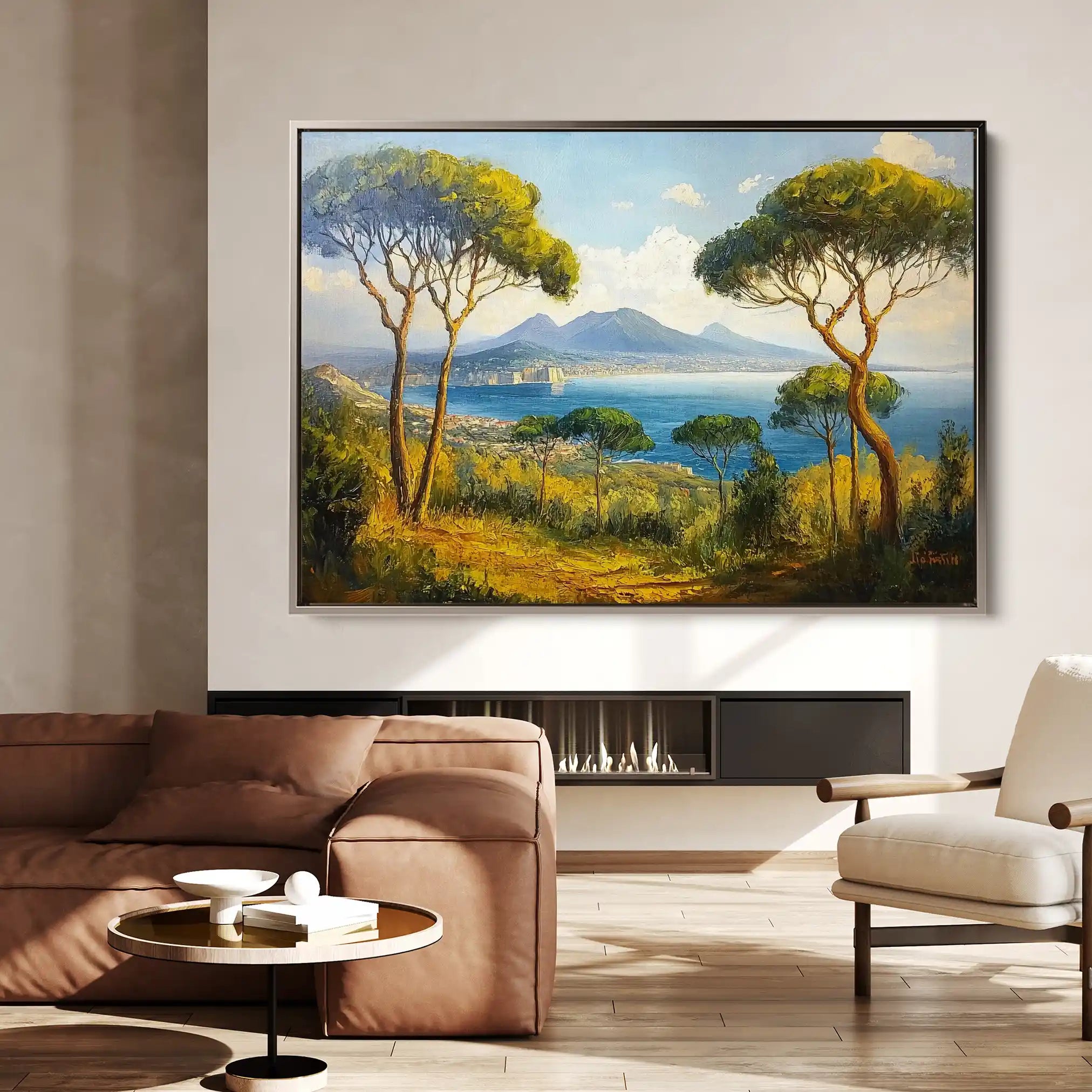 Landscape 250 Canvas Art 90 x 60 cm / Stretched on hidden frame