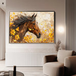 Horses 251 Canvas Art 90 x 60 cm / Stretched on hidden frame