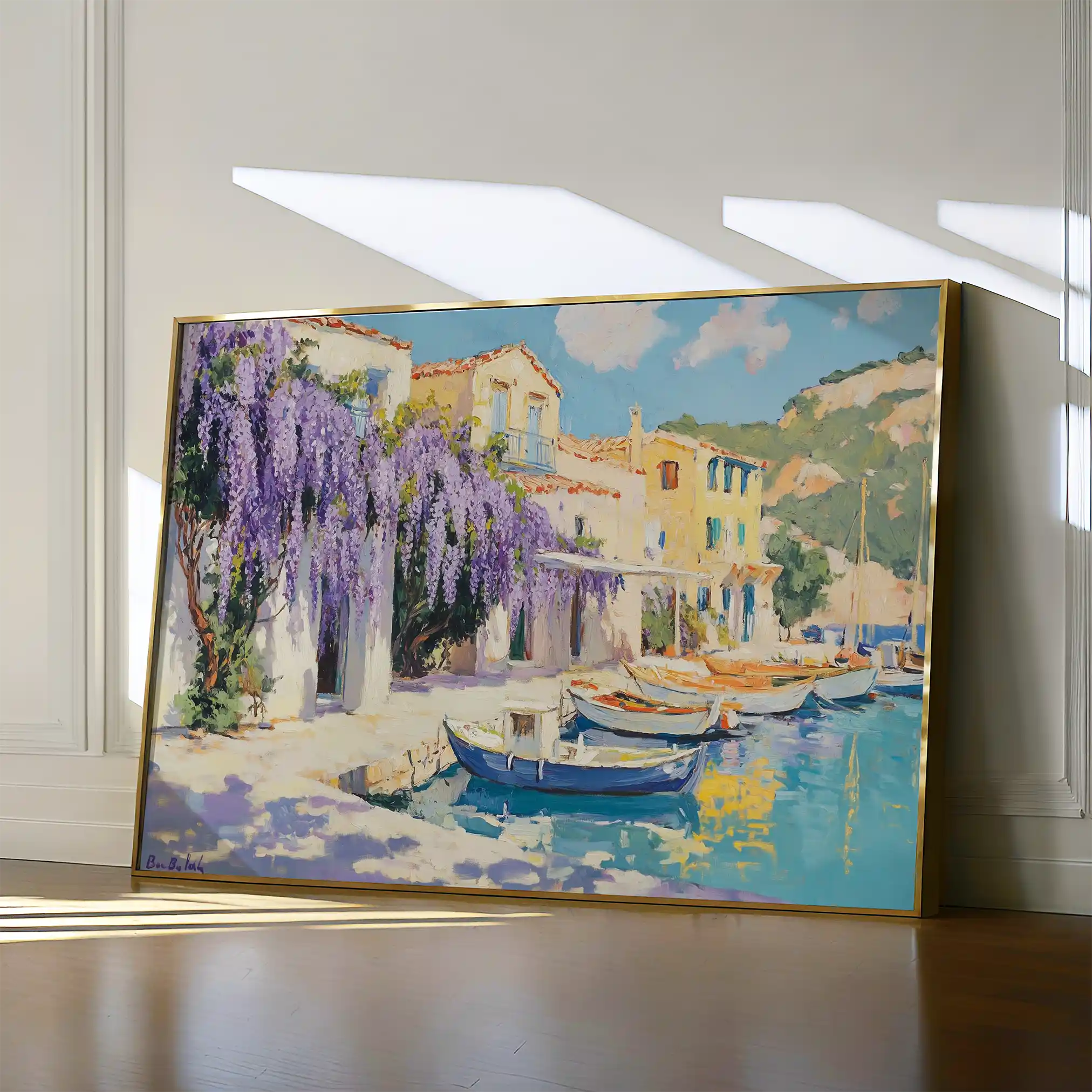 Landscape 251 Canvas Art 90 x 60 cm / Stretched on hidden frame