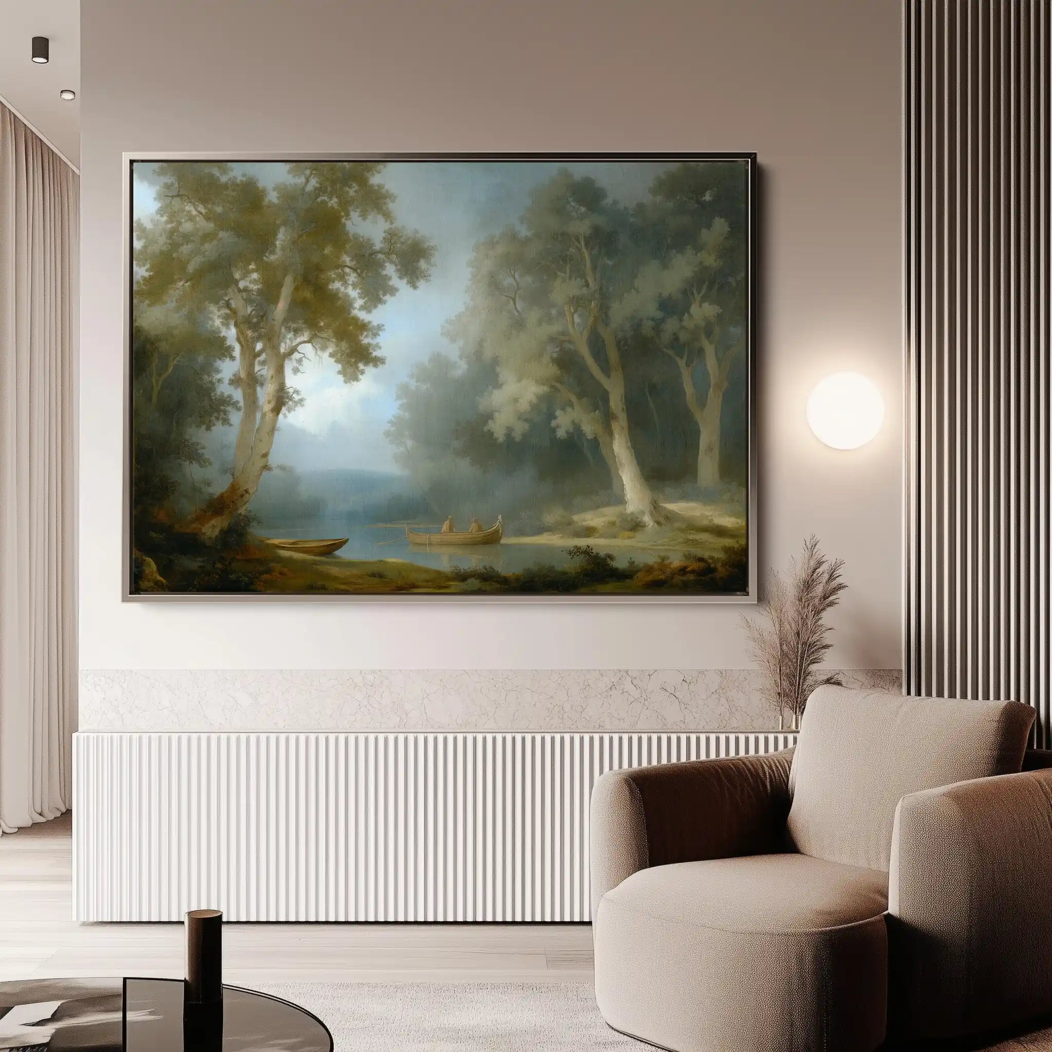 Landscape 252 Canvas Art 90 x 60 cm / Stretched on hidden frame