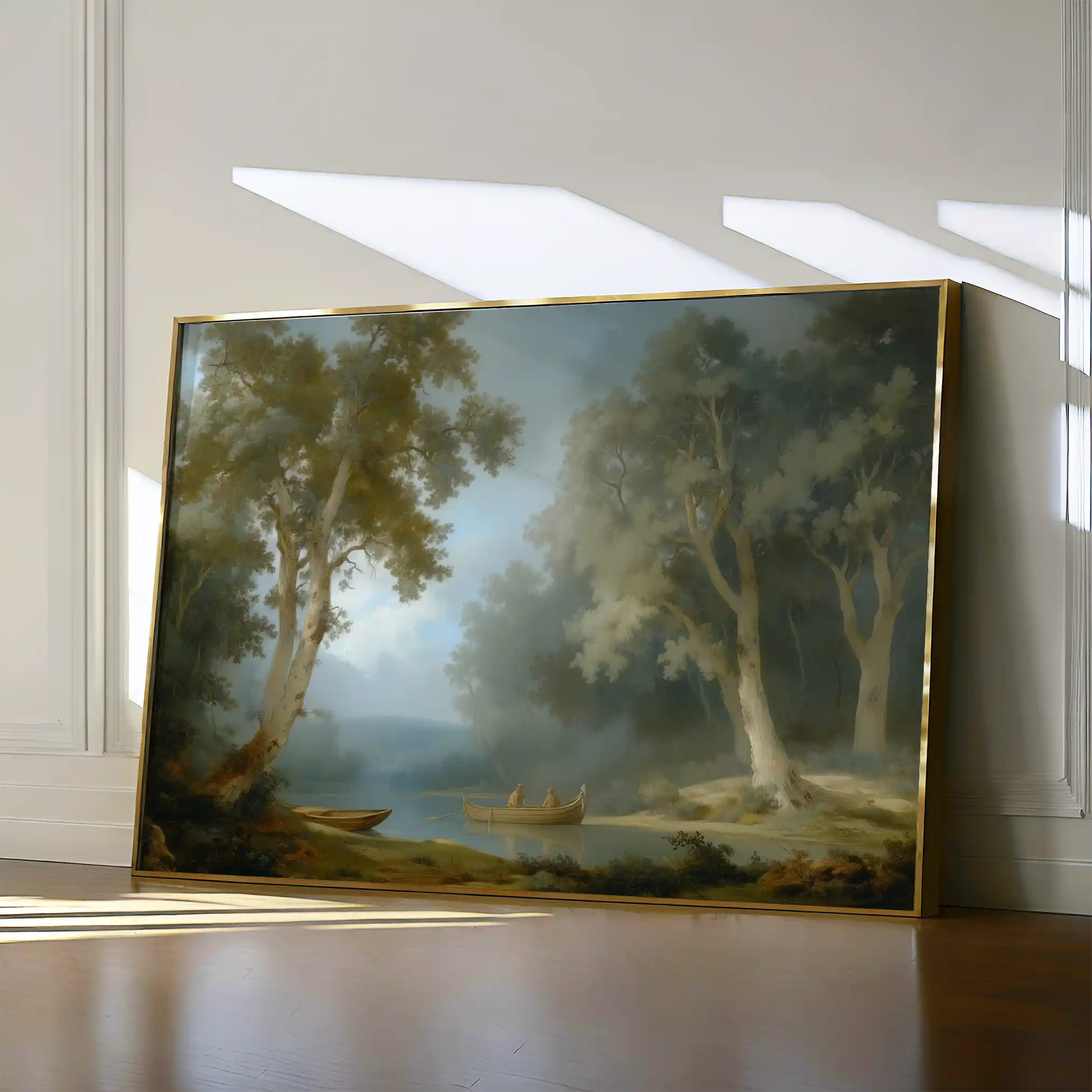 Landscape 252 Canvas Art 90 x 60 cm / Stretched on hidden frame