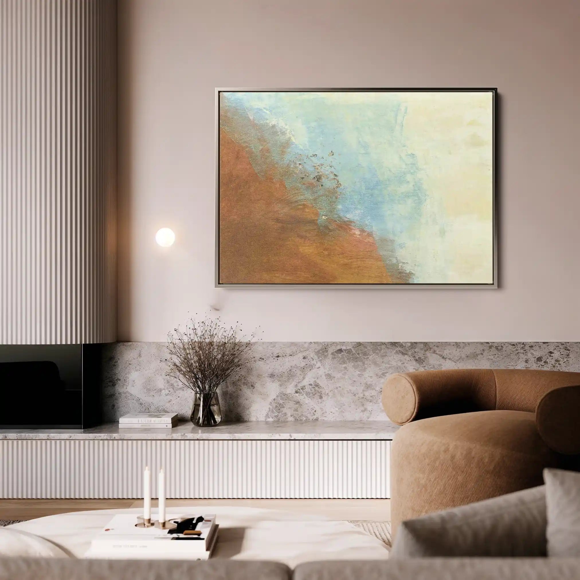Abstract 253 Canvas Art 60 x 40 cm / Stretched on hidden frame