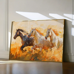 Horses 253 Canvas Art 90 x 60 cm / Stretched on hidden frame
