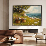 Landscape 253 Canvas Art 90 x 60 cm / Stretched on hidden frame