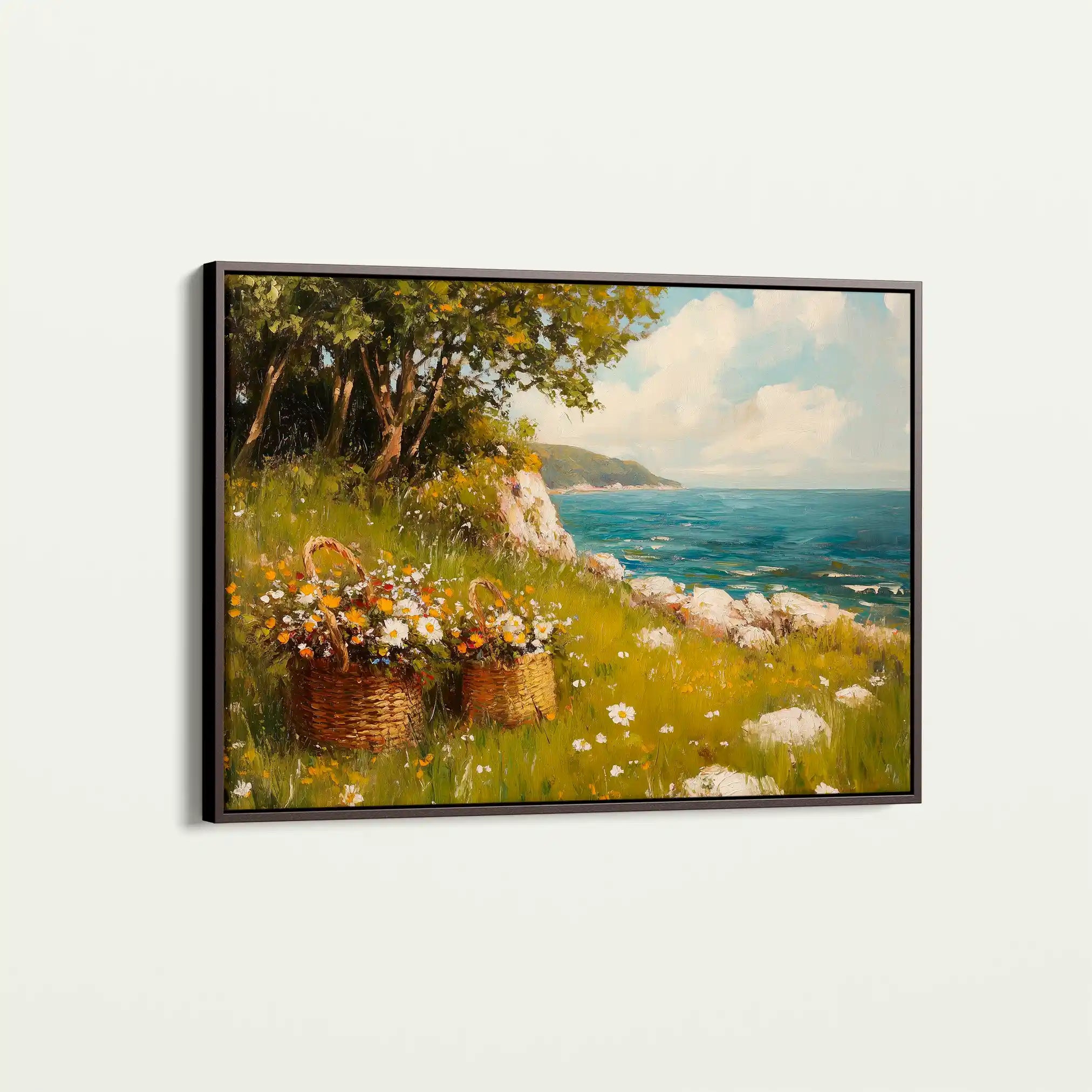Landscape 253 Canvas Art 90 x 60 cm / Stretched on hidden frame