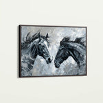 Horses 254 Canvas Art 90 x 60 cm / Stretched on hidden frame