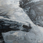 Horses 254 Canvas Art 90 x 60 cm / Stretched on hidden frame