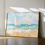 Landscape 254 Canvas Art 90 x 60 cm / Stretched on hidden frame