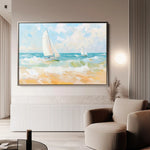 Landscape 254 Canvas Art 90 x 60 cm / Stretched on hidden frame
