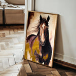Horses 255 Canvas Art 90 x 60 cm / Stretched on hidden frame