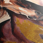Horses 255 Canvas Art 90 x 60 cm / Stretched on hidden frame