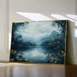 Landscape 255 Canvas Art 90 x 60 cm / Stretched on hidden frame