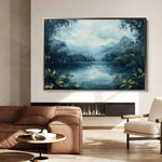 Landscape 255 Canvas Art 90 x 60 cm / Stretched on hidden frame