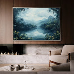 Landscape 255 Canvas Art 90 x 60 cm / Stretched on hidden frame