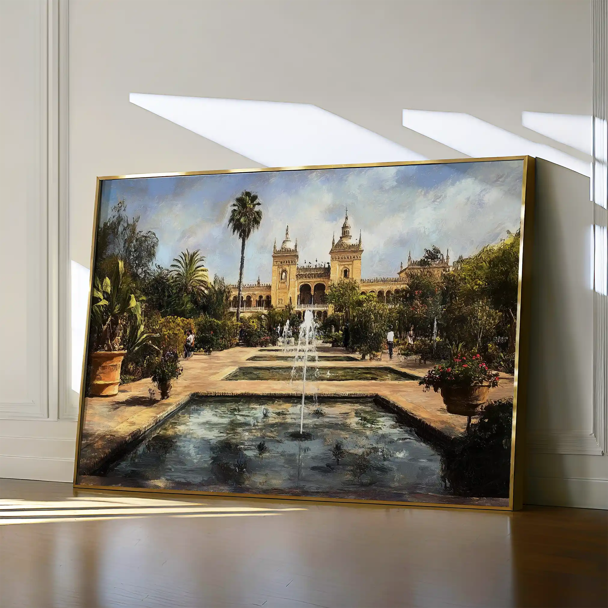 Landscape 256 Canvas Art 90 x 60 cm / Stretched on hidden frame