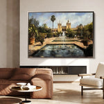 Landscape 256 Canvas Art 90 x 60 cm / Stretched on hidden frame