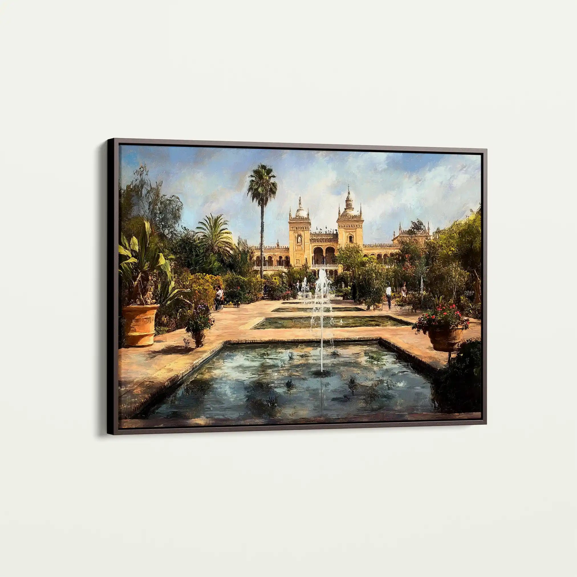 Landscape 256 Canvas Art 90 x 60 cm / Stretched on hidden frame