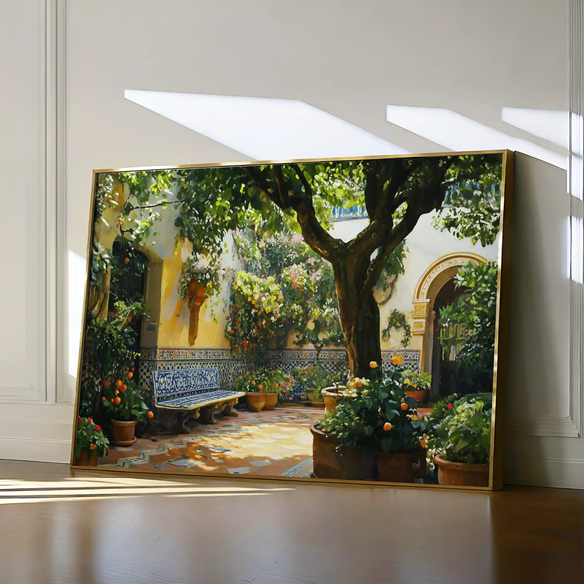 Landscape 257 Canvas Art 90 x 60 cm / Stretched on hidden frame