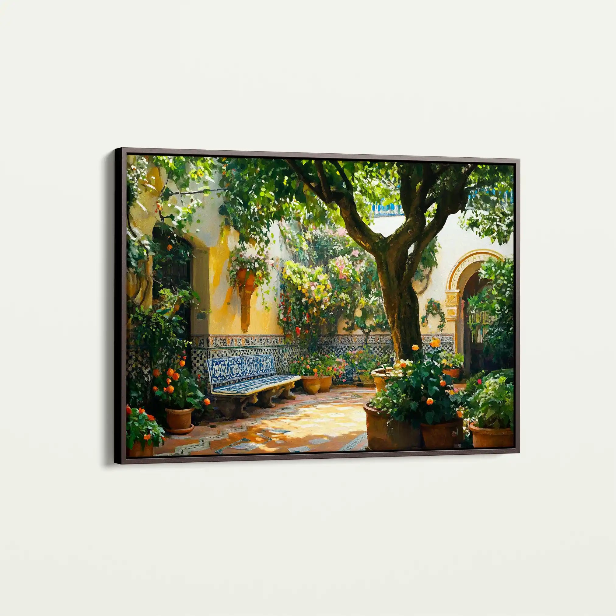 Landscape 257 Canvas Art 90 x 60 cm / Stretched on hidden frame