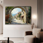 Landscape 258 Canvas Art 90 x 60 cm / Stretched on hidden frame