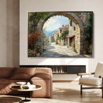 Landscape 258 Canvas Art 90 x 60 cm / Stretched on hidden frame