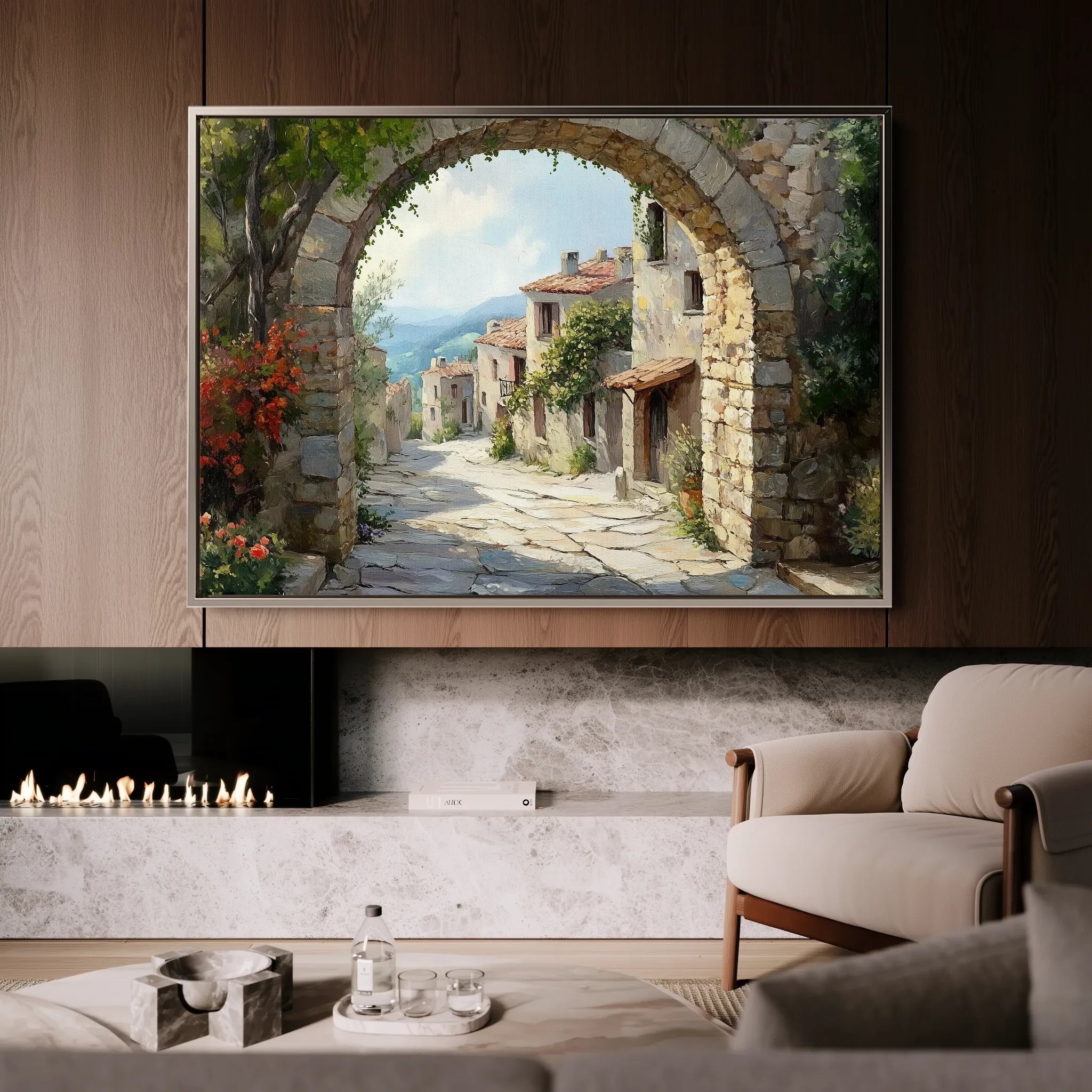 Landscape Canvas Wall Art WAD258-L 90 x 60 cm / Stretched on hidden frame