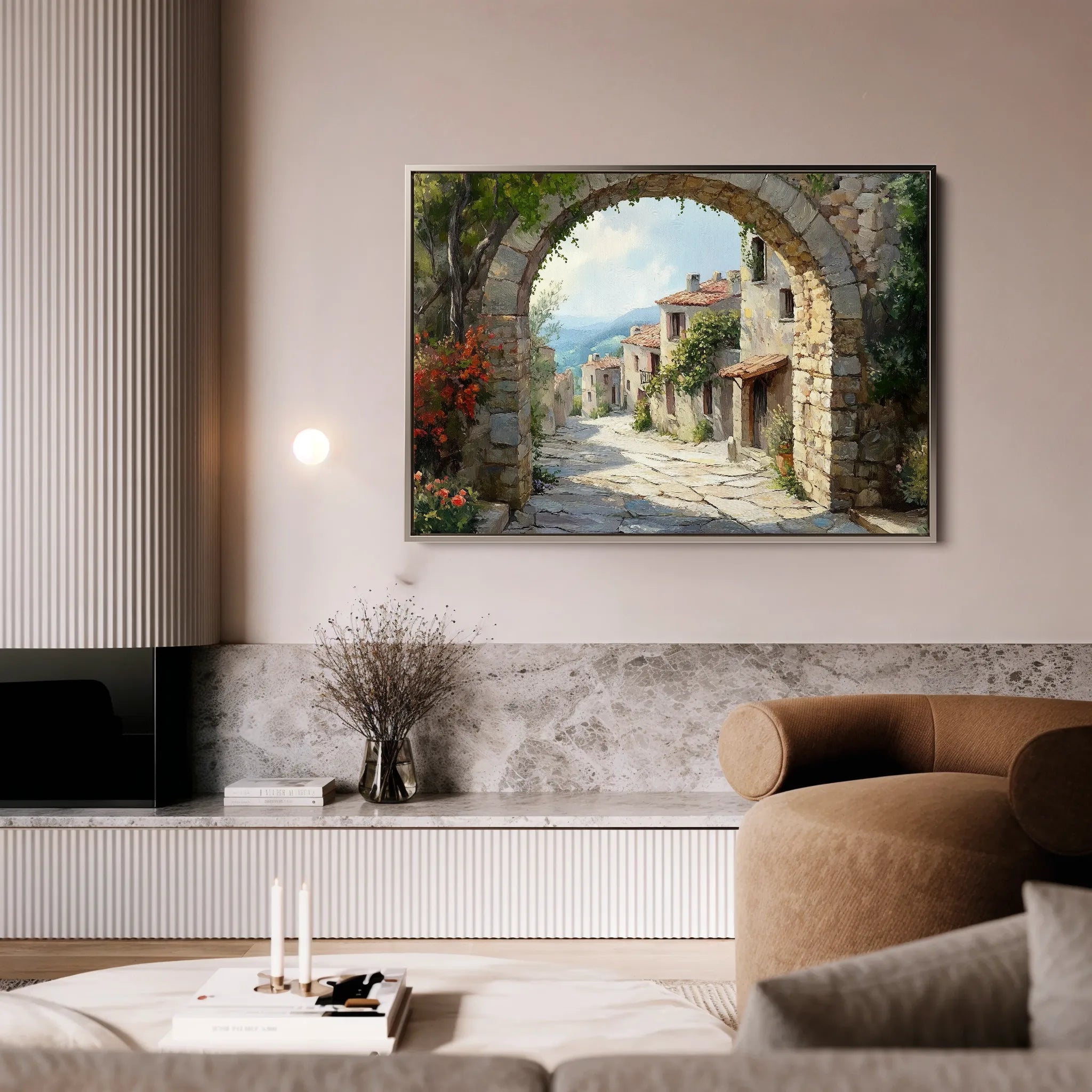 Landscape Canvas Wall Art WAD258-L 90 x 60 cm / Stretched on hidden frame