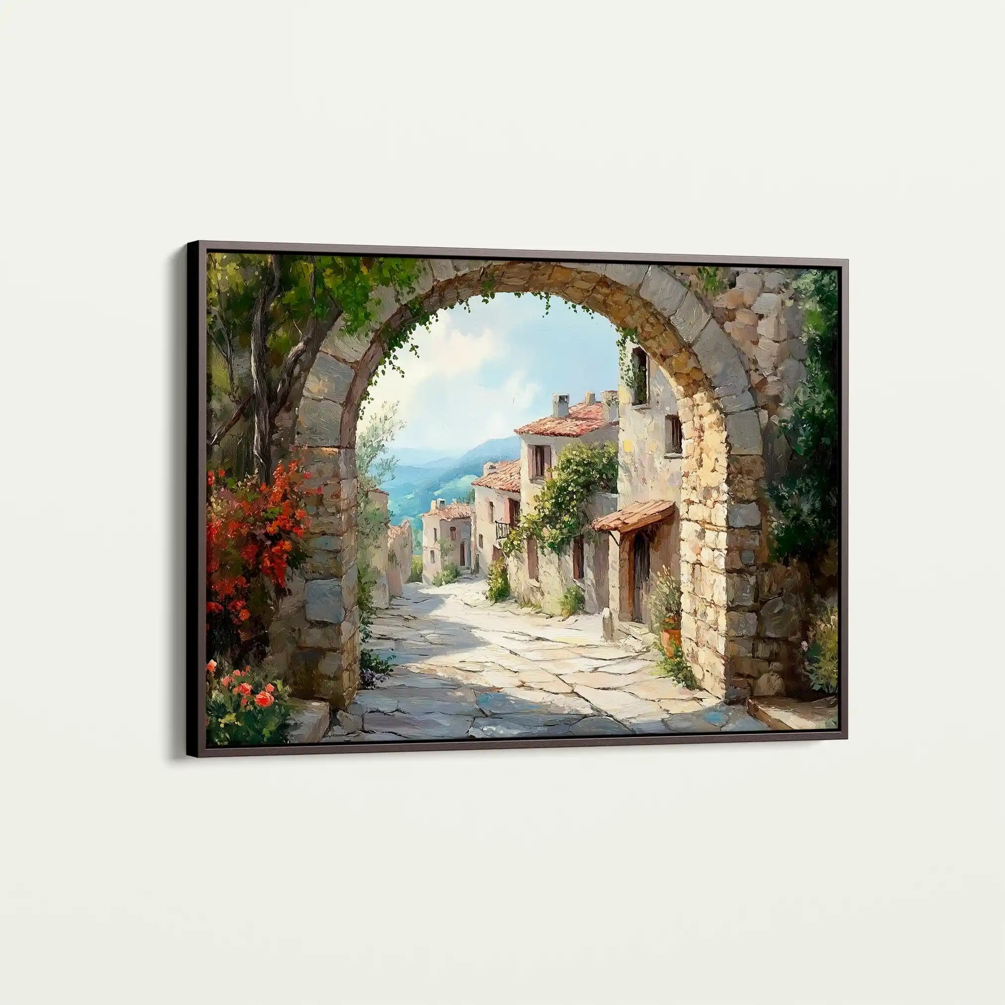 Landscape 258 Canvas Art 90 x 60 cm / Stretched on hidden frame