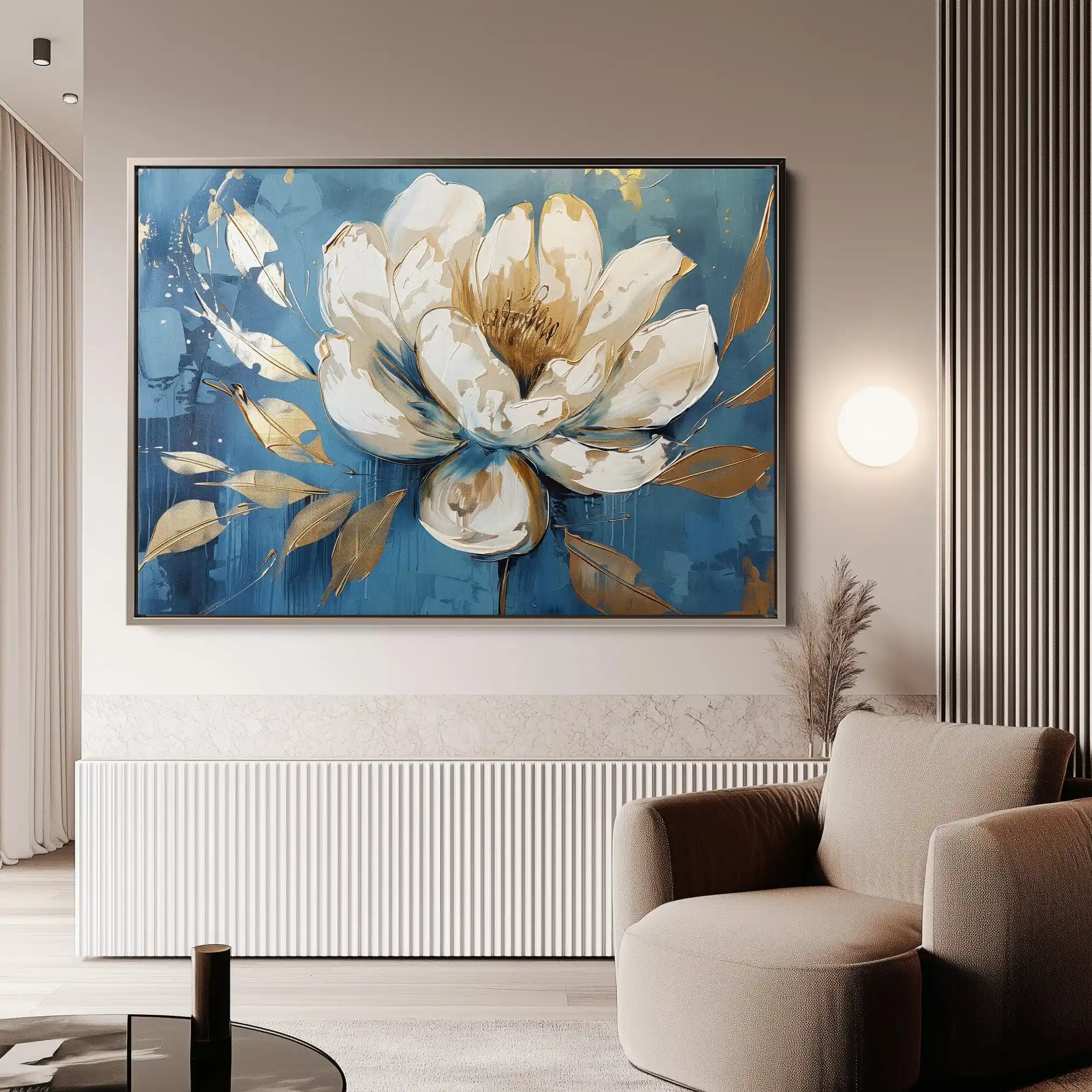 Floral Canvas Wall Art WAD259-F 90 x 60 cm / Stretched on hidden frame