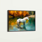 Horses 259 Canvas Art 90 x 60 cm / Stretched on hidden frame