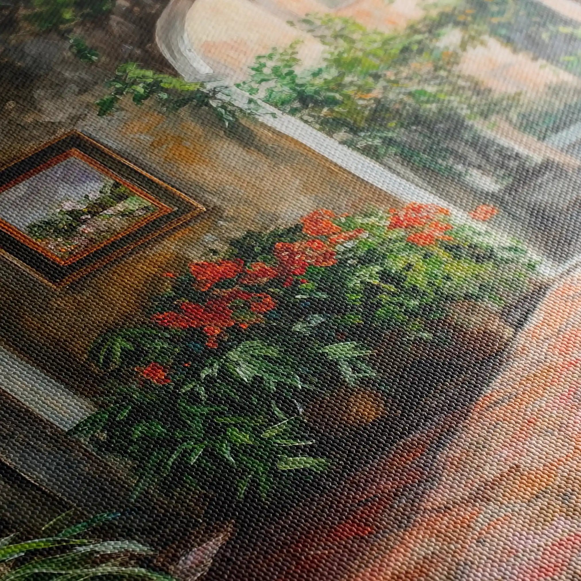 Landscape 259 Canvas Art 90 x 60 cm / Stretched on hidden frame