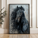 Horses 260 Canvas Art 90 x 60 cm / Stretched on hidden frame
