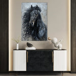 Horses 260 Canvas Art 90 x 60 cm / Stretched on hidden frame