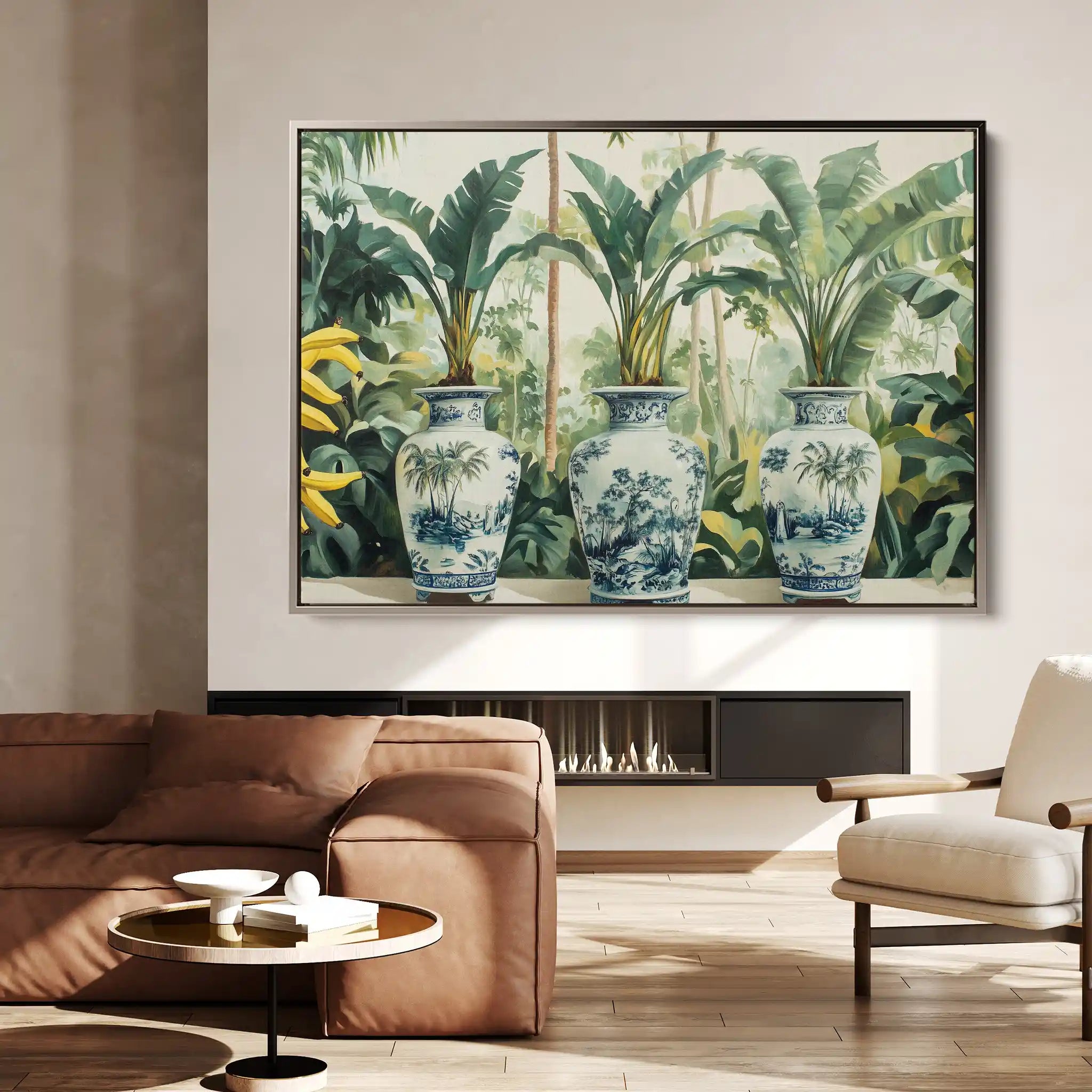 Landscape 260 Canvas Art 90 x 60 cm / Stretched on hidden frame