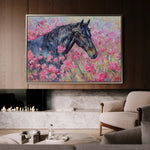 Horses 261 Canvas Art 90 x 60 cm / Stretched on hidden frame
