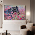Horses 261 Canvas Art 90 x 60 cm / Stretched on hidden frame