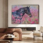 Horses 261 Canvas Art 90 x 60 cm / Stretched on hidden frame