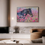 Horses 261 Canvas Art 90 x 60 cm / Stretched on hidden frame